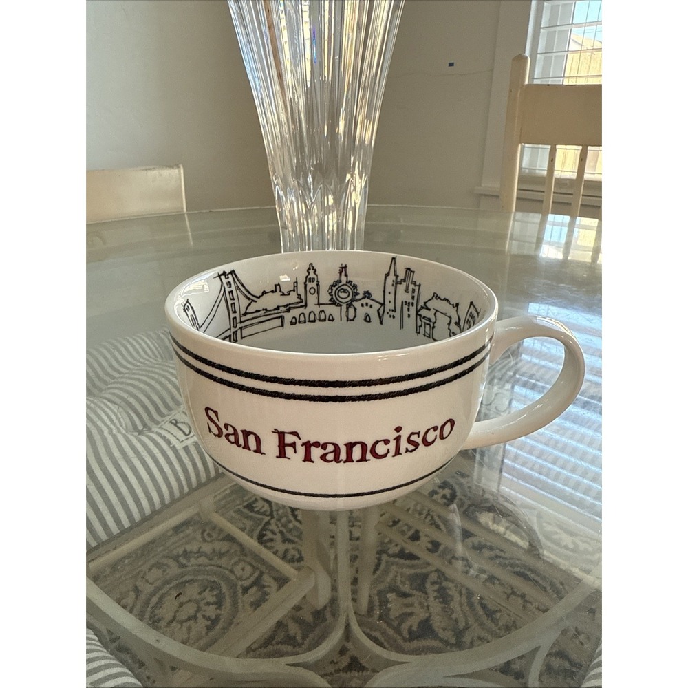 SAN FRANCISCO MUG. SAN FRANCISCO WIDE MUG. SAN FRANCISCO SKYLINE INTER MUG. B372